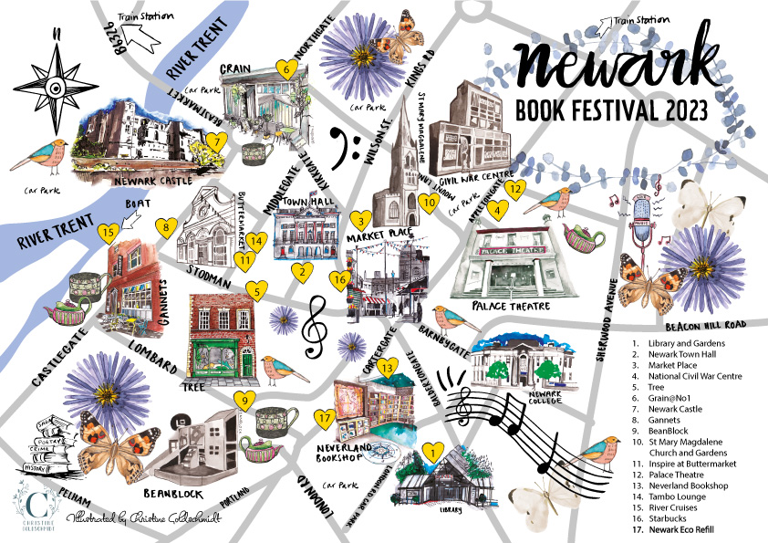Newark Book Festival Map 2023