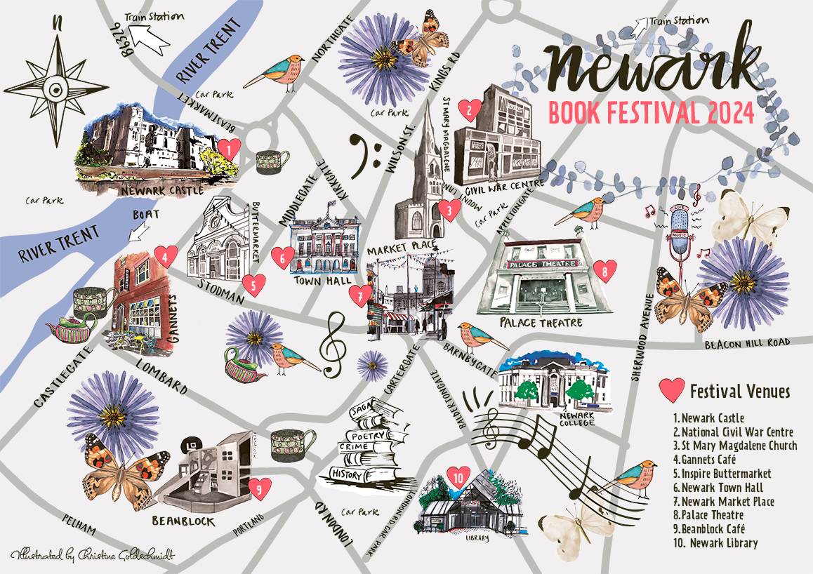 Newark Book Festival Venue Map 2024