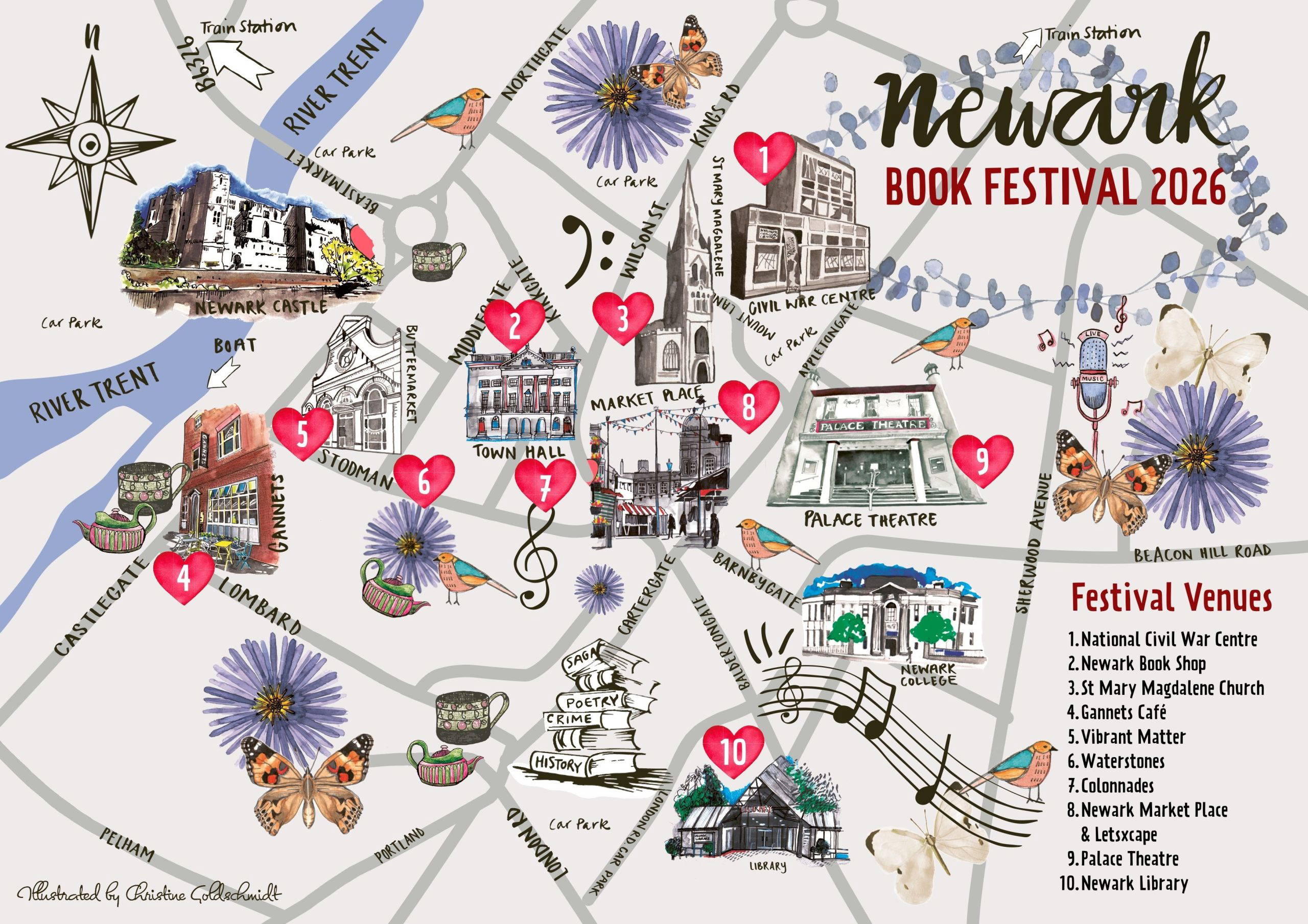 Newark Book Festival 2026 Venue Map
